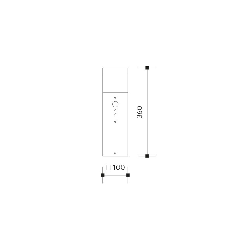Lampada da esterno GARD 1xE14/60W/230V IP44