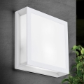 Lampada da esterno HENRY 2xE27/15W/230V 26x26 cm IP44 bianca