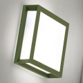 Lampada da esterno HENRY 2xE27/15W/230V 26x26 cm IP44 verde