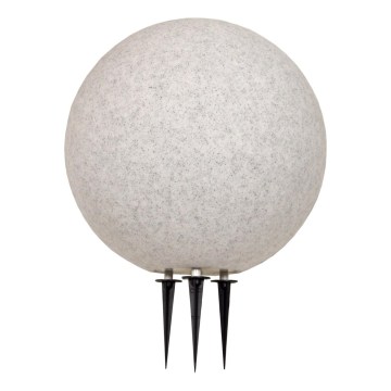 Lampada da esterno KULA 1xE27/60W/230V Ø 40 cm IP44 grigia