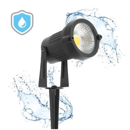 Lampada da esterno LED BLAKE LED/5W/230V 4000K IP65 nera