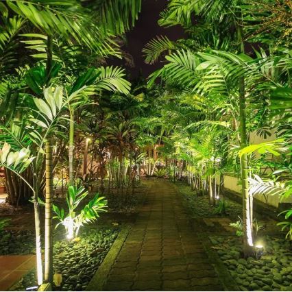 Lampada da esterno LED LED/12W/230V 3000K nero IP65