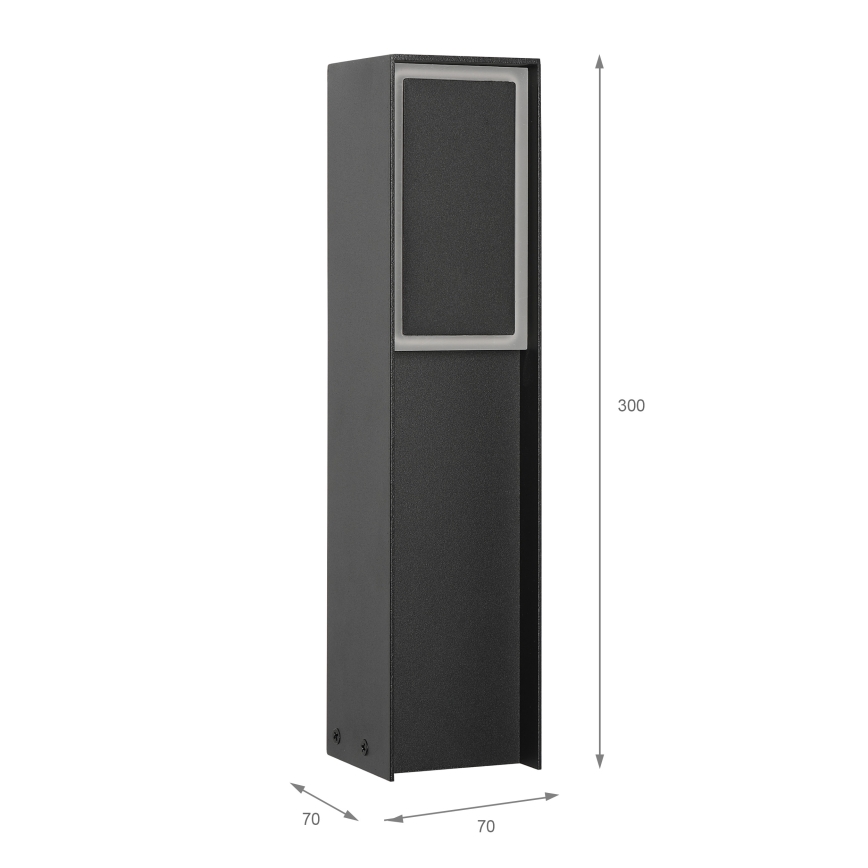 Lampada da esterno LED MODO, 4,8 W/230 V, 4000 K, IP54, 30 cm, nera