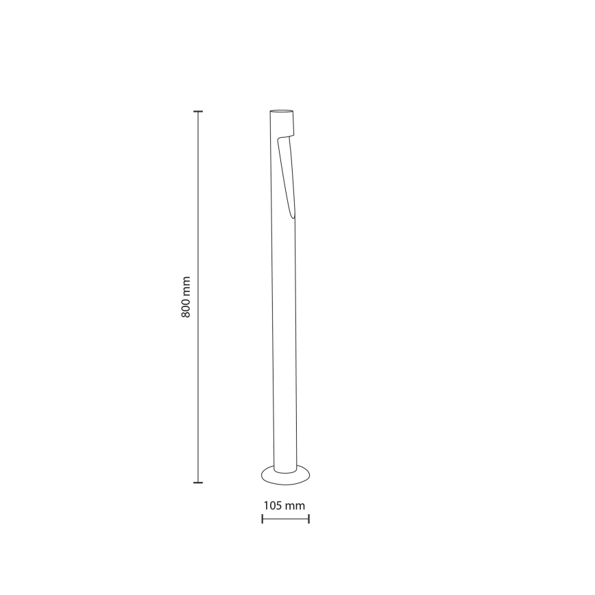 Lampada da esterno LED SENA L LED/5W/230V IP65 80 cm beige