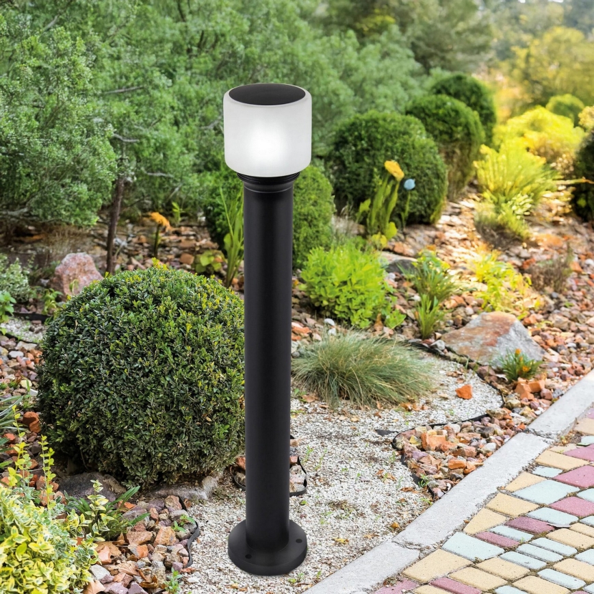 Lampada da esterno MADRID 1xE27/12W/230V 80 cm IP44 nera