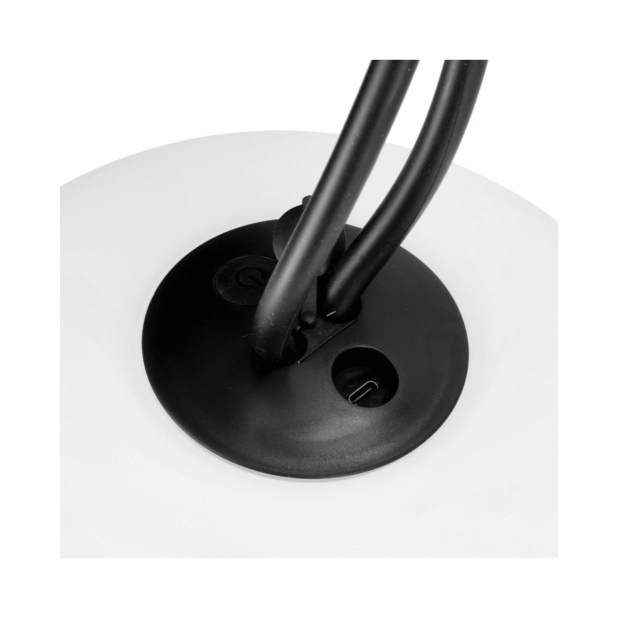 Lampada da esterno ricaricabile e dimmerabile VENEZIA LED/1,5W/5V 2500K IP54 2600 mAh nera