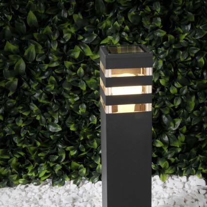 Lampada da esterno TEKSAS 1xE27/12W/230V IP44 44 cm grafite