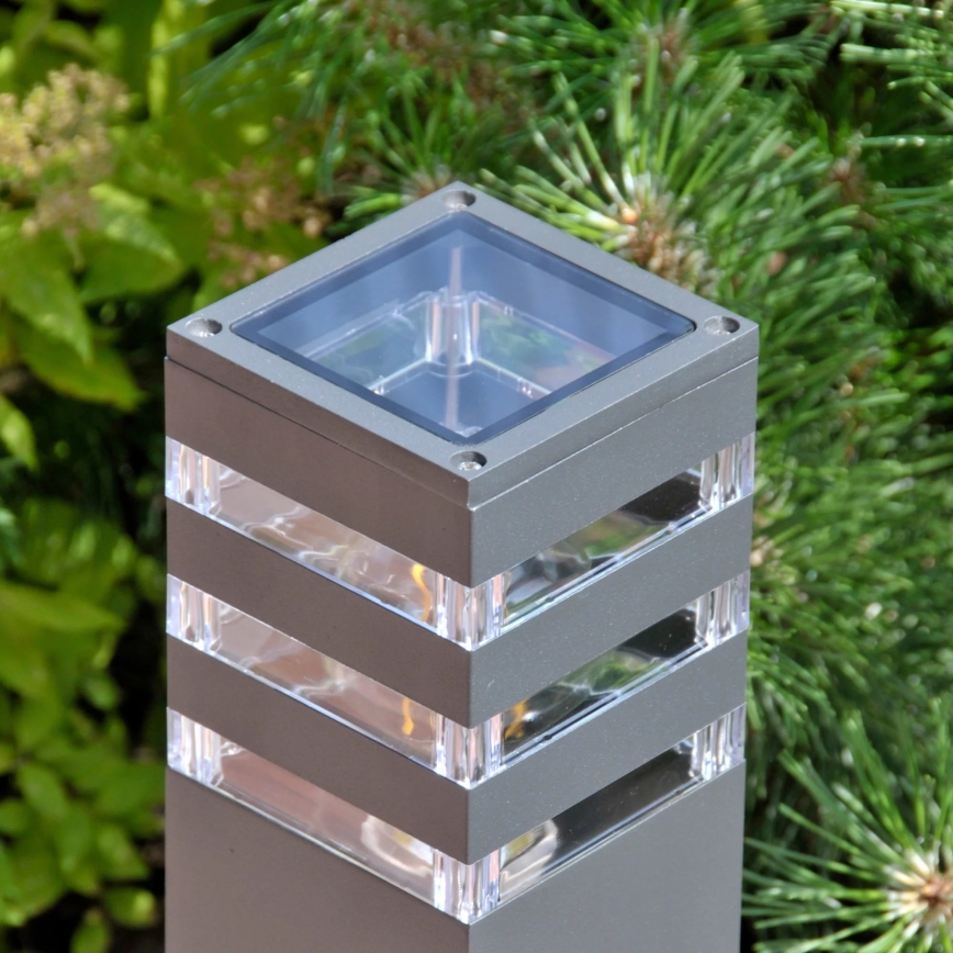 Lampada da esterno TEKSAS 1xE27/12W/230V IP44 44 cm grafite