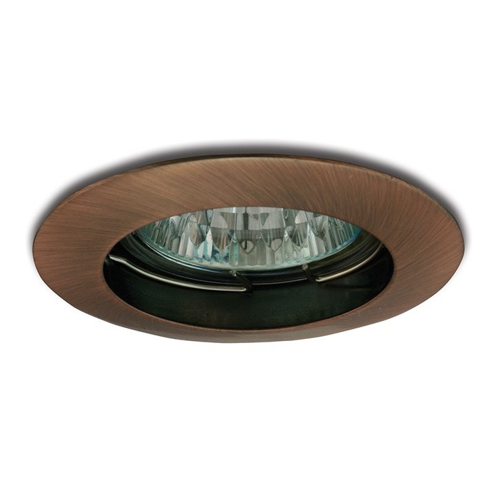 Lampada da incasso 1xGU5,3/50W/12V rame