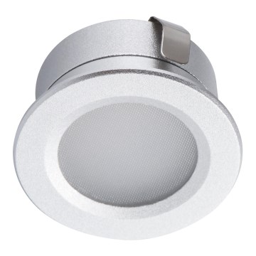 Lampada da incasso da esterno LED IMBER LED/1W/12V 3000K diametro 3 cm 40 lm IP65 argento