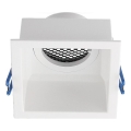 Lampada da incasso GU10 9x9 cm bianco