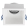 Lampada da incasso GU10 9x9 cm bianco
