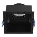 Lampada da incasso GU10 9x9 cm nero