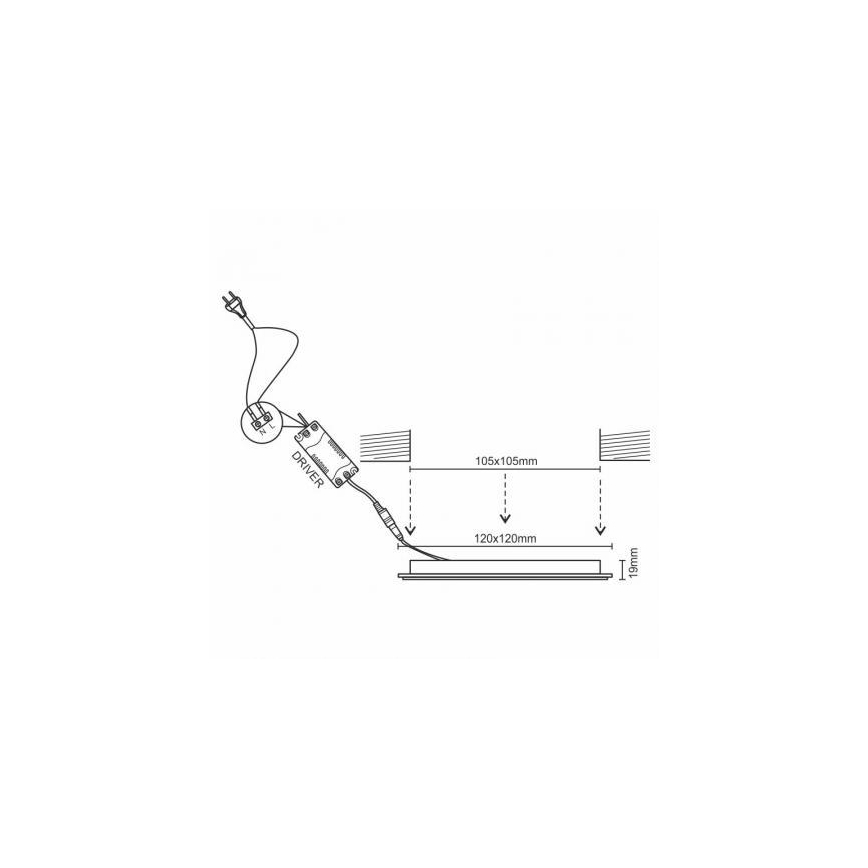 Lampada da incasso LED dimmerabile/6W/230V 3000-6500K Wi-Fi Tuya