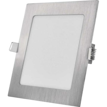 Lampada da incasso LED NEXXO LED/12,5W/230V 3000/3500/4000K argento 17x17 cm