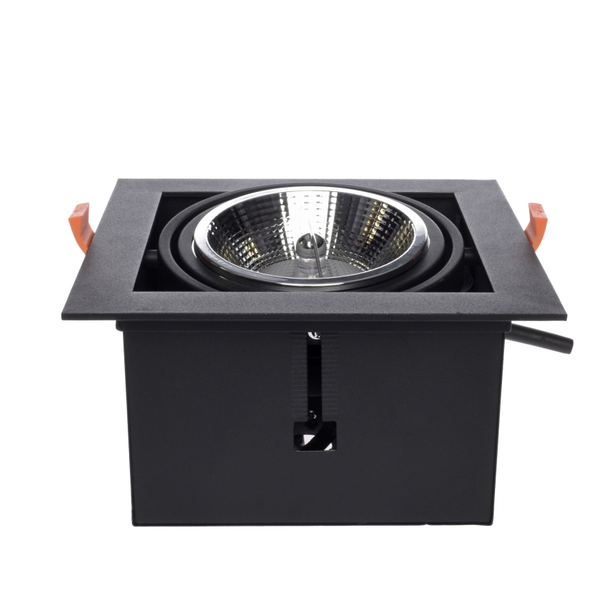 Lampada da incasso PLAZA AR111 1xGU10/12W/230V nero