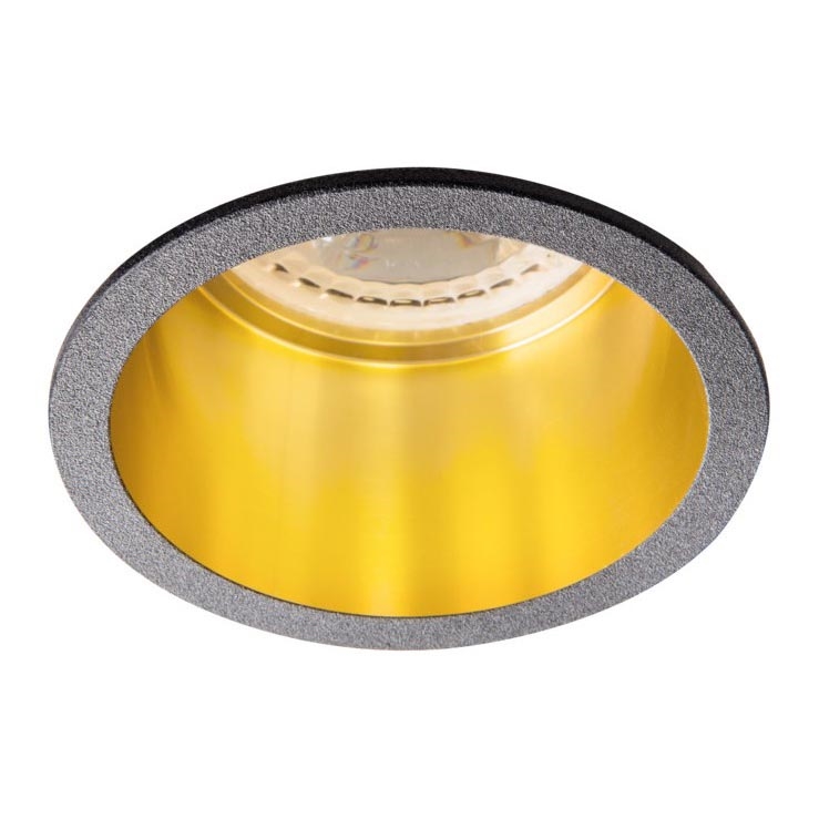 Lampada da incasso SPAG GU10/35W nero/oro