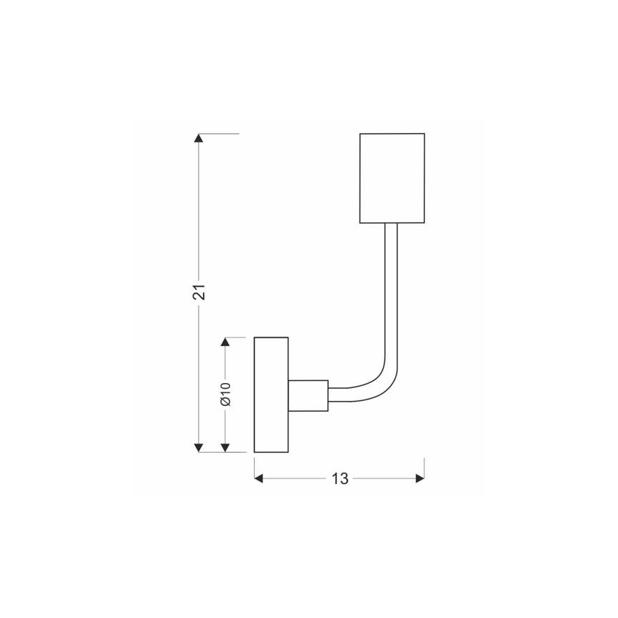 Lampada da muro SAGA 1xE27/40W/230V