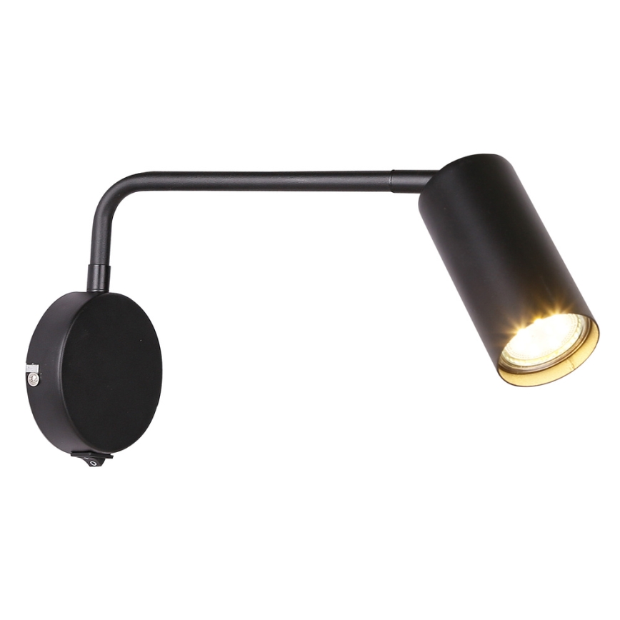 Lampada da muro  TINA 1xGU10/15W/230V nera