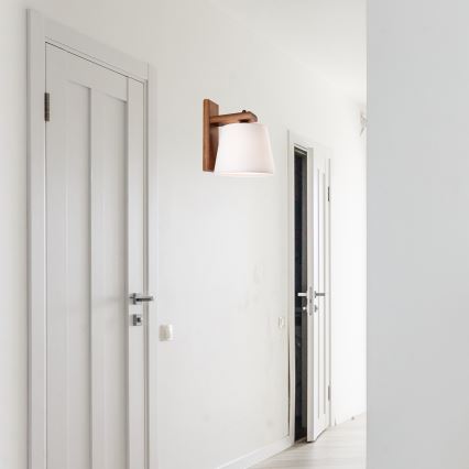 Lampada da parete 1xE27/60W/230V rovere