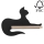 Lampada da parete a LED per bambini con mensola BLACK CAT LED/5W/230V