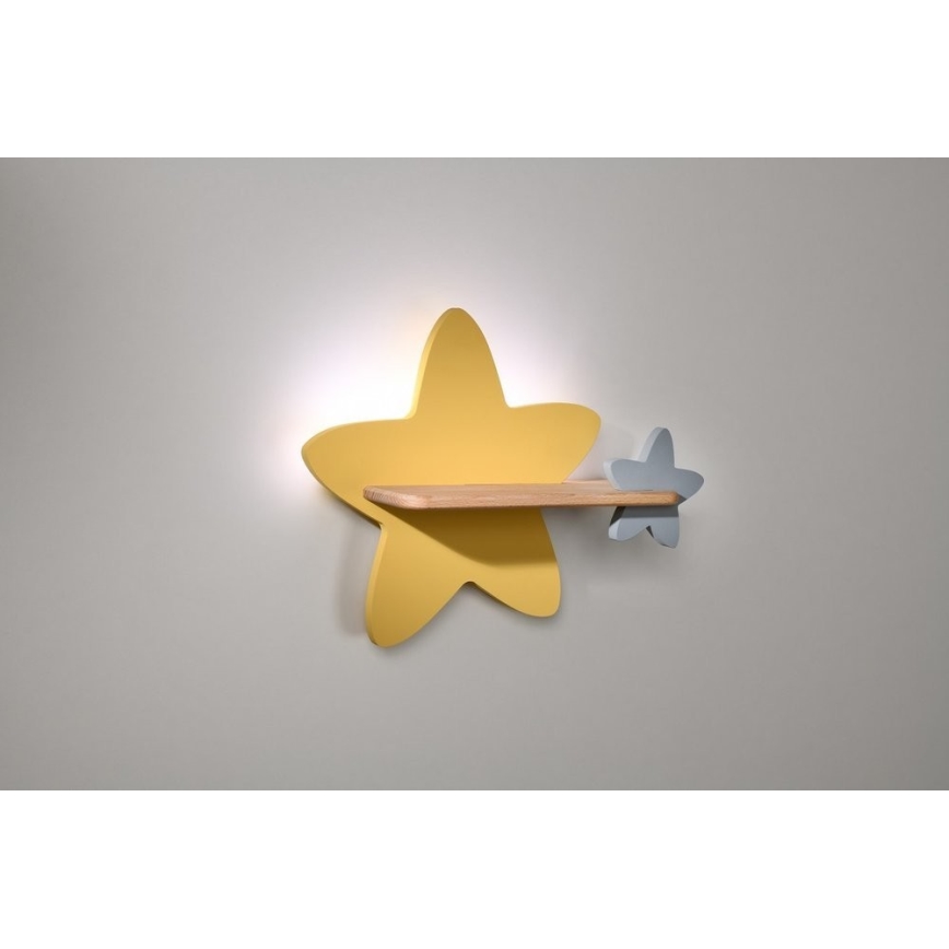 Lampada da parete a LED per bambini con mensola STAR LED/5W/230V