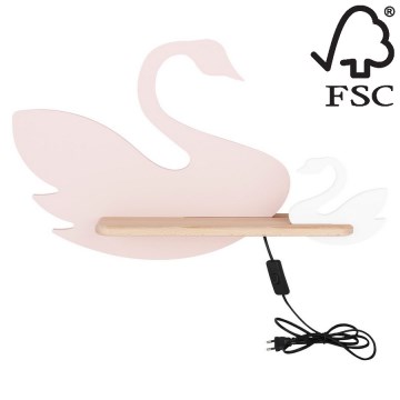 Lampada da parete a LED per bambini con mensola SWAN LED/5W/230V
