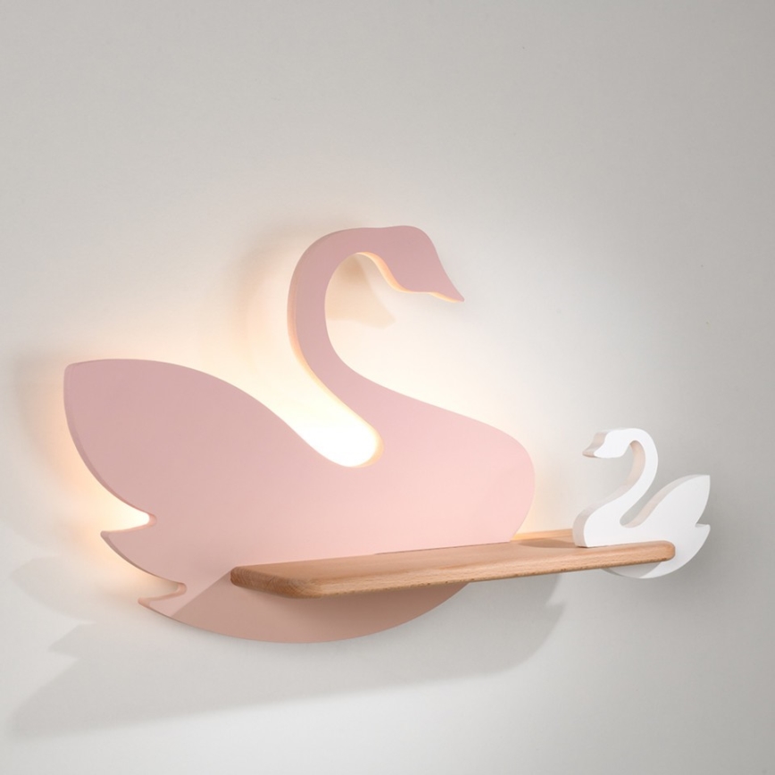 Lampada da parete a LED per bambini con mensola SWAN LED/5W/230V