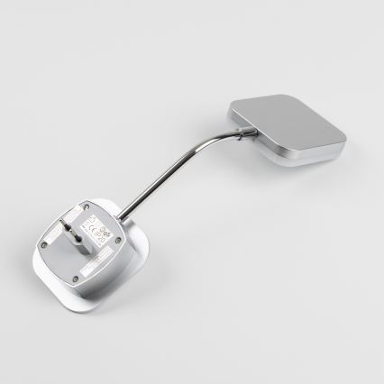 Lampada da parete a spina LED/3,2W/230V cromo lucido
