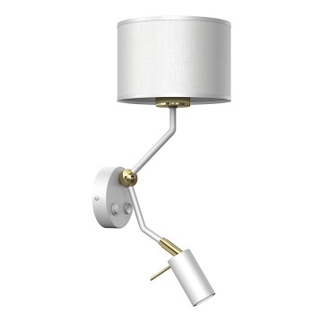 Lampada da parete ALBION 1xE27/40W/230V + 1xGU10/MR11/7W