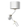 Lampada da parete ALBION 1xE27/40W/230V + 1xGU10/MR11/7W