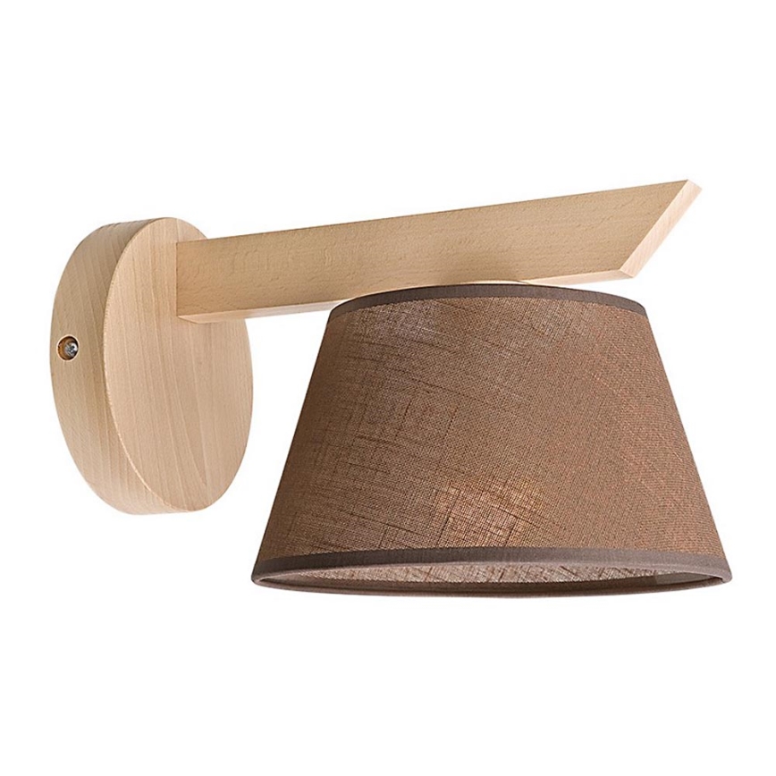 Lampada da parete ANTONIO 1xE14/40W/230V faggio