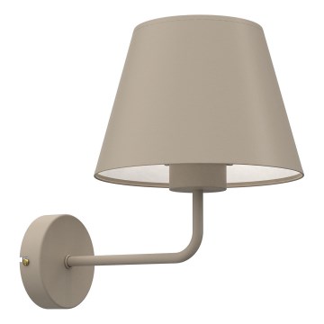 Lampada da parete ARDEN 1xE27/15W/230V beige