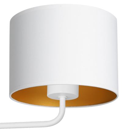 Lampada da parete ARDEN 1xE27/60W/230V bianco/oro