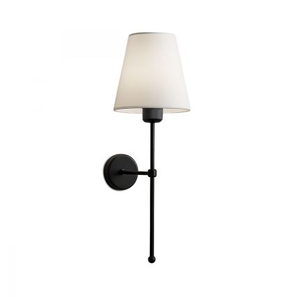 Lampada da parete ASPARAGUS 1xE27/40W/230V nera/crema