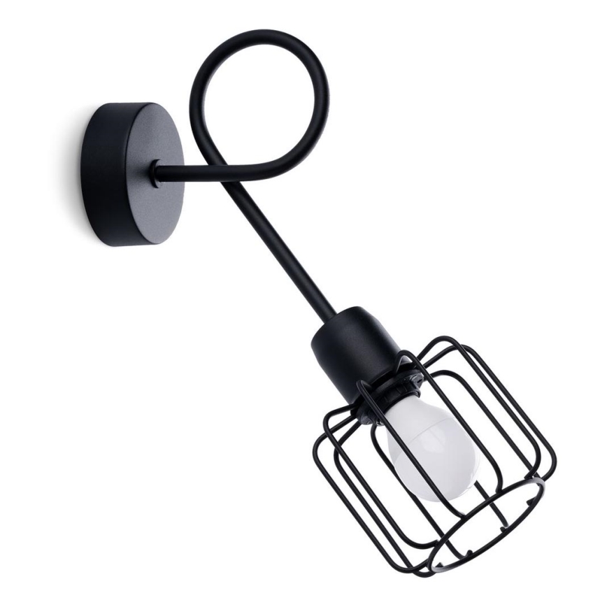 Lampada da parete BELUCI 1xE14/40W/230V nero