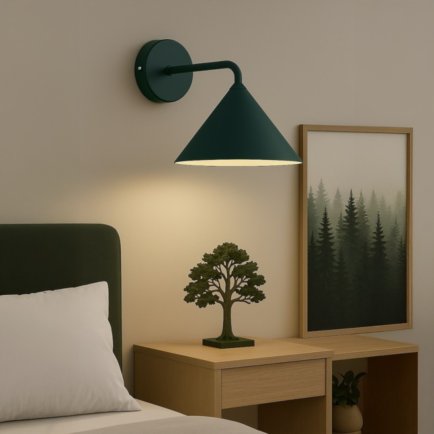 Lampada da parete CAPITAL 1xGX53/15W/230V verde