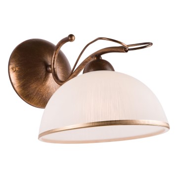 Lampada da parete COBRA 1xE27/60W/230V bronzo/patina