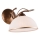 Lampada da parete COBRA 1xE27/60W/230V bronzo/patina