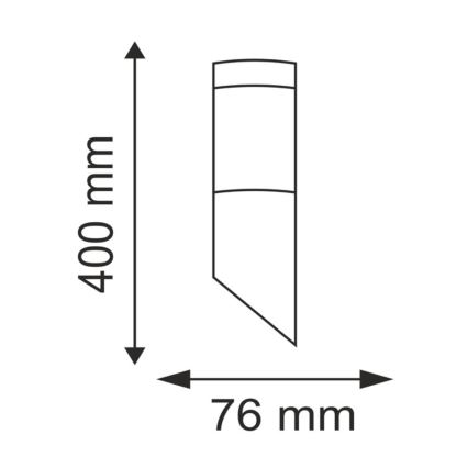 Applique da esterno dimmerabile a LED LIVIA 1xE27/6W/230V 2700-6500K Wi-Fi IP44 argento