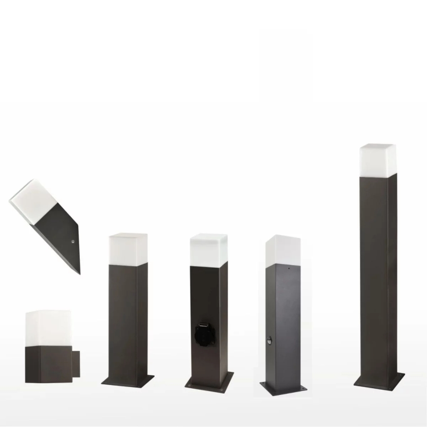 Lampada da parete esterna NEW YORK 1xE27/12W/230V IP44 antracite