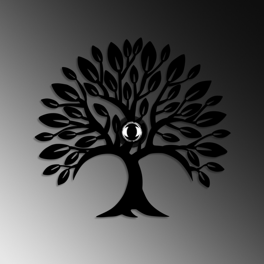 Lampada da parete HEART TREE 1xE27/40W/230V nera