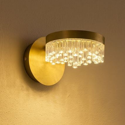 Lampada da parete LED/4W/230V oro