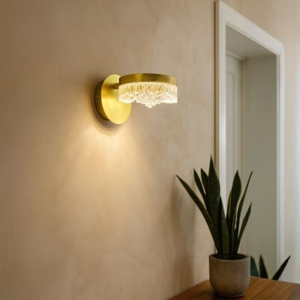 Lampada da parete LED/4W/230V oro
