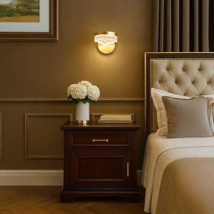 Lampada da parete LED/4W/230V oro