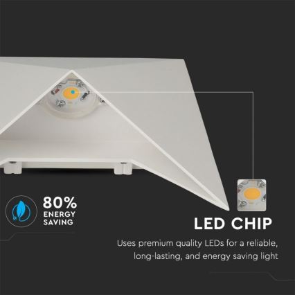 Lampada da parete LED/5W/230V 4000K IP65 bianca