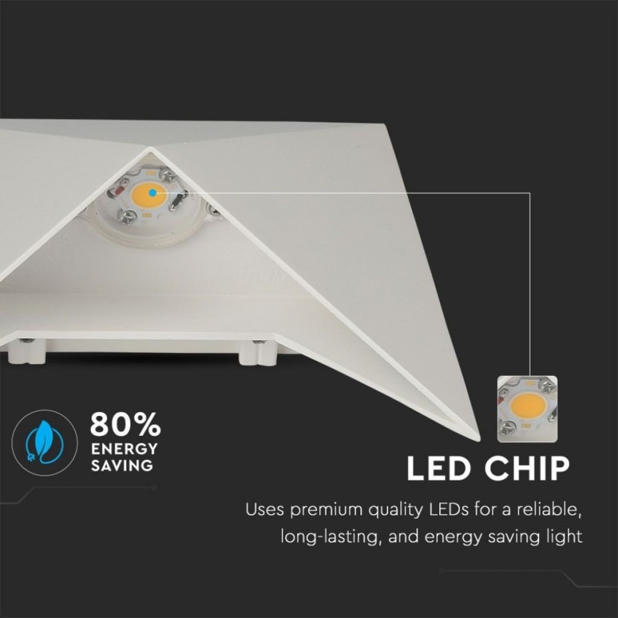 Lampada da parete LED/5W/230V 4000K IP65 bianca