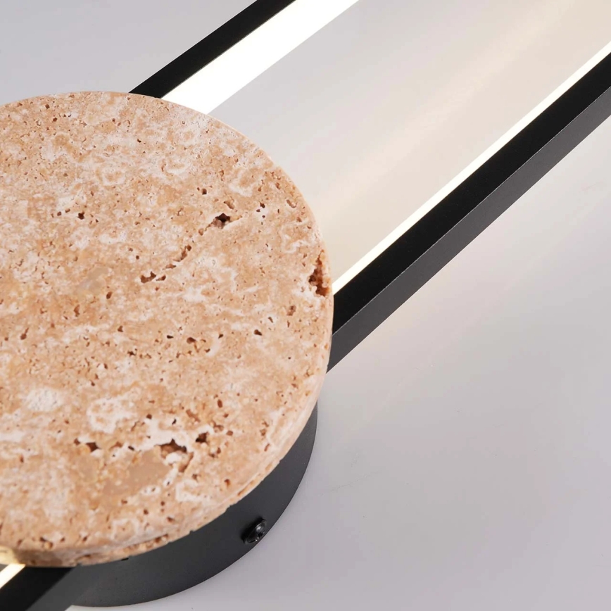 Lampada da parete LED FLORENTYNA LED/24W/230V 4000K nero/beige