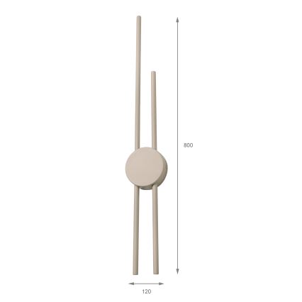 Lampada da parete LED LANA LED/15W/230V 4000K beige