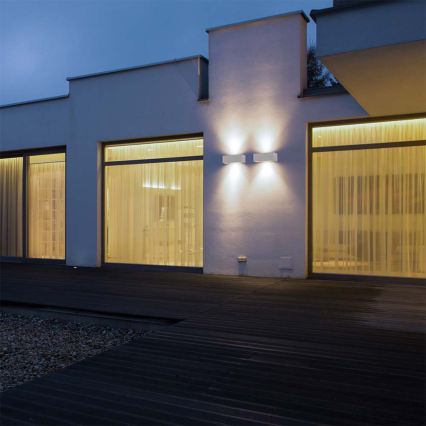 Lampada da parete LED per esterni LED/24W/230V 3000K IP65 bianco